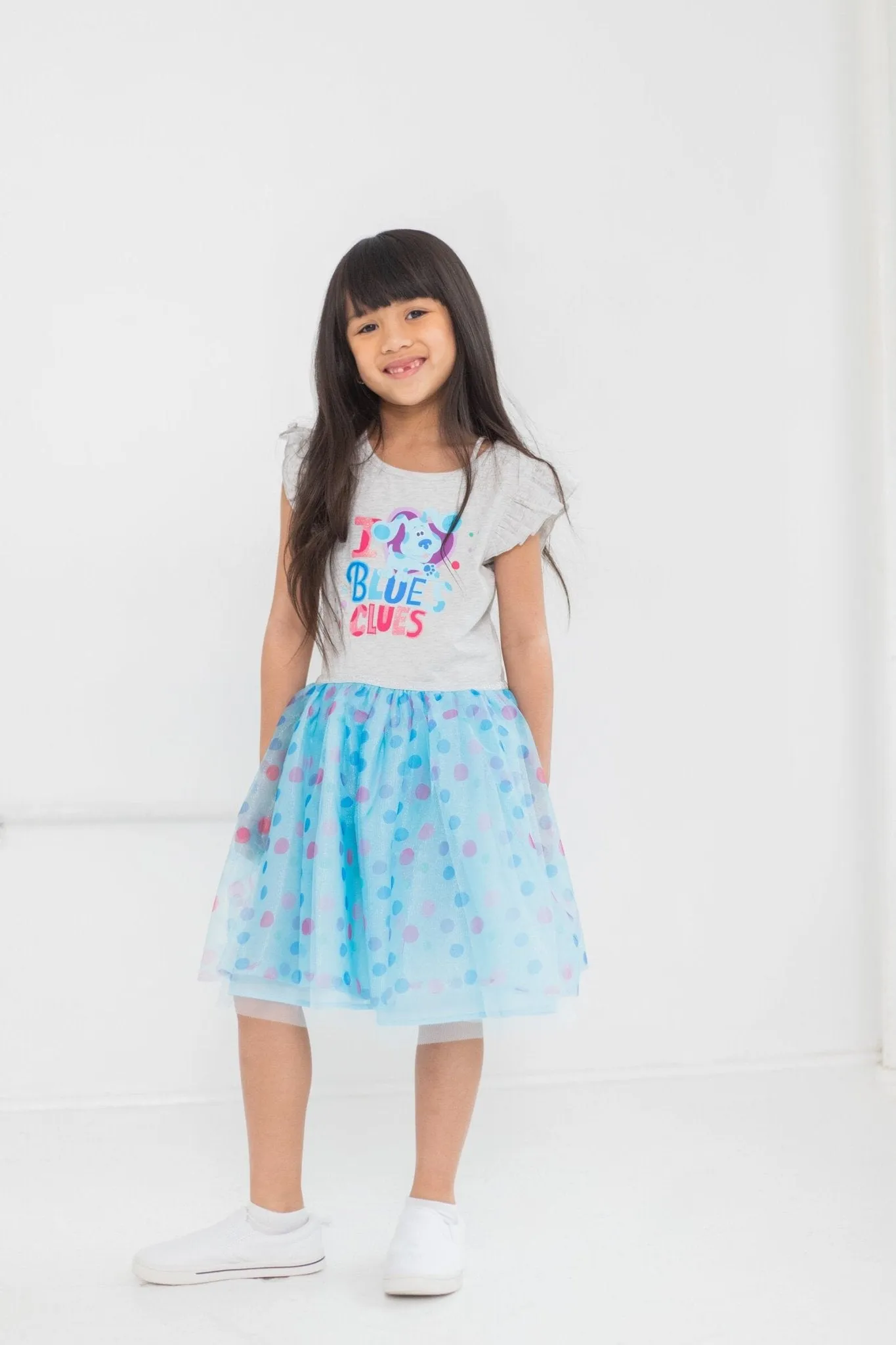 Blue's Clues & You! Tulle Short Sleeve Dress