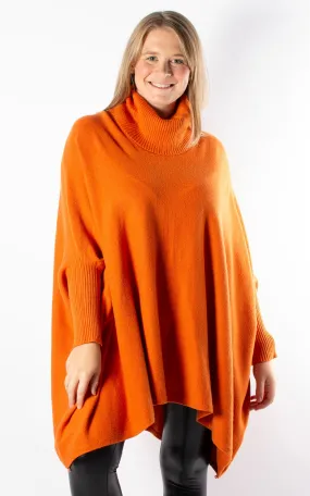 Charlotte Roll Neck | Orange