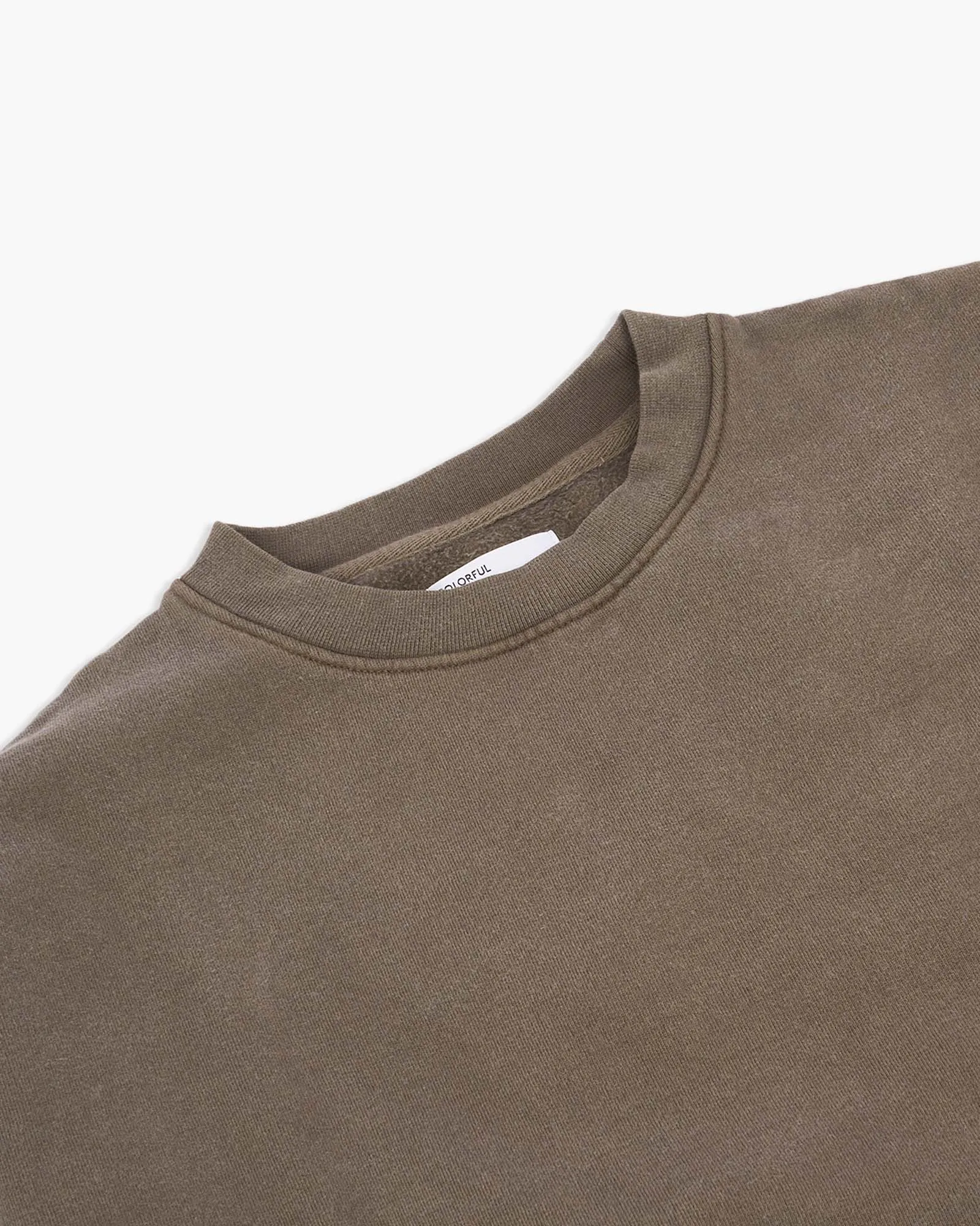 Colorful Standard Organic Oversized Crew Sweat - Misty Brown