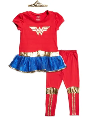 DC Comics Wonder Woman 3 Piece Costume Set