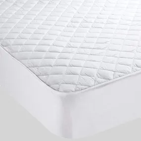 Egyptian Cotton Quilted Waterproof Mattress Protector Extra Deep Hypoallergenic Breathable All Sizes Classic White by OLIVIA ROCCO