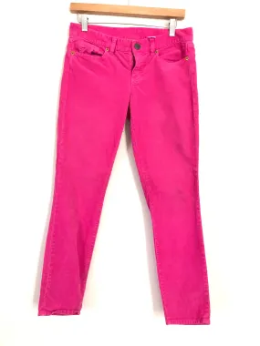 J Crew Bright Pink Corduroy Pants- Size 27 (Inseam 27”)