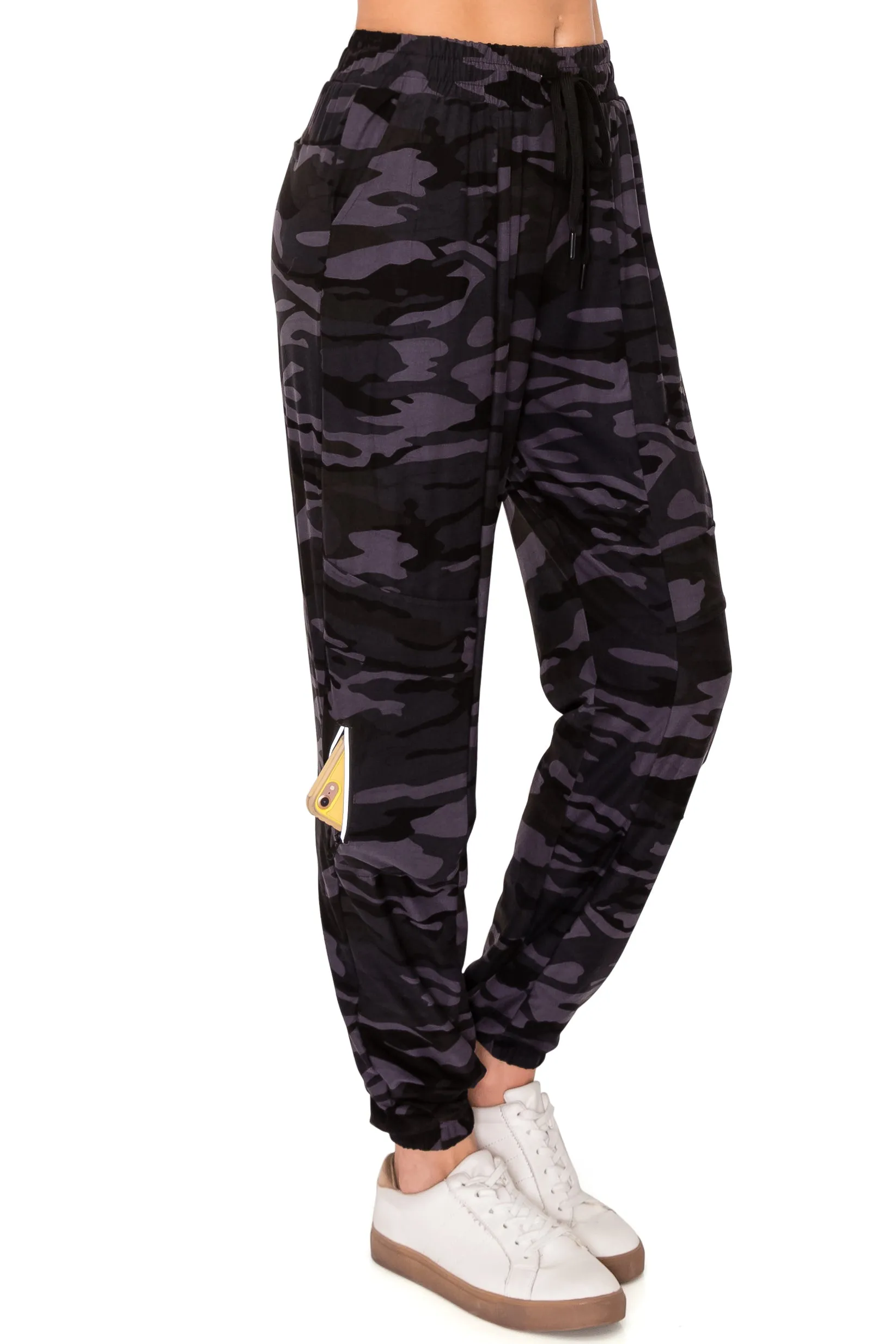 Jogger Sweatpants - Zipper Accent