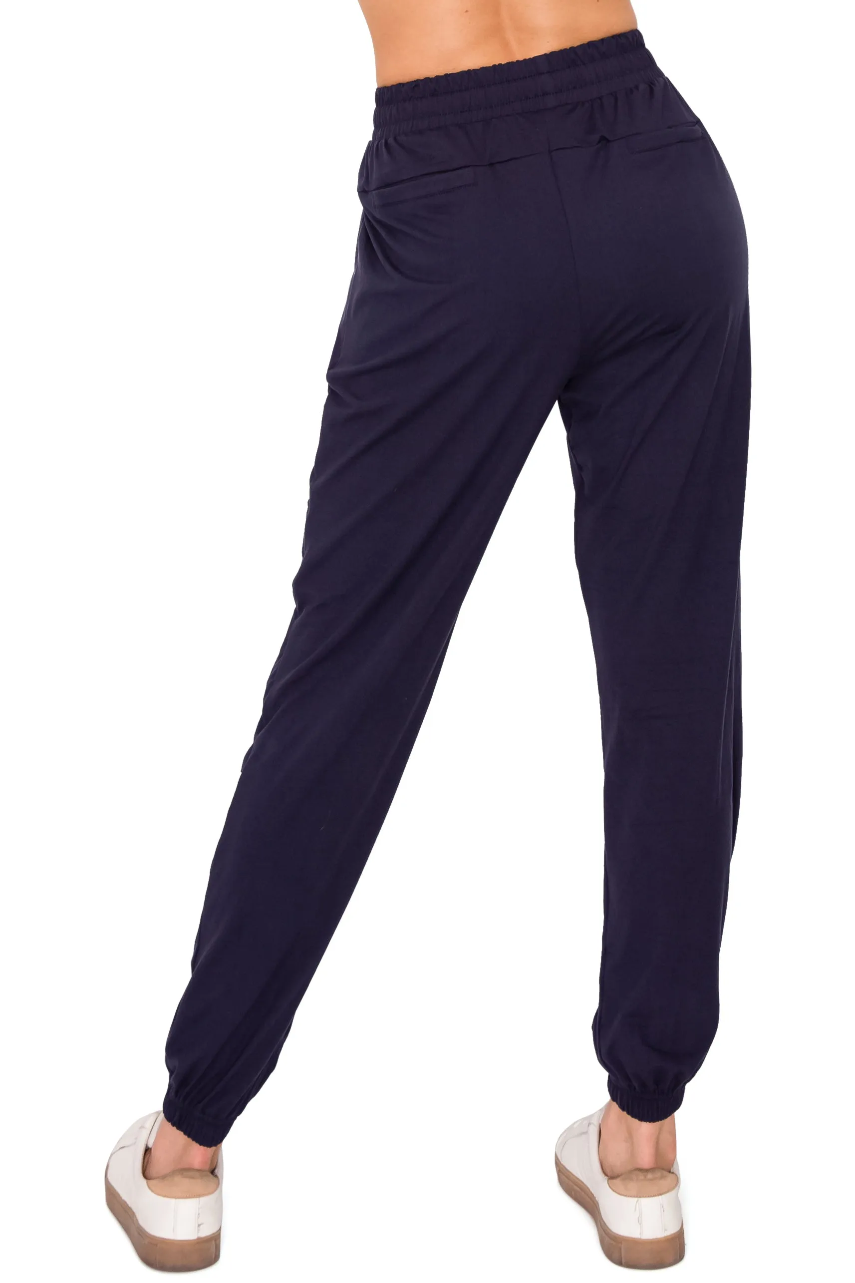 Jogger Sweatpants - Zipper Accent