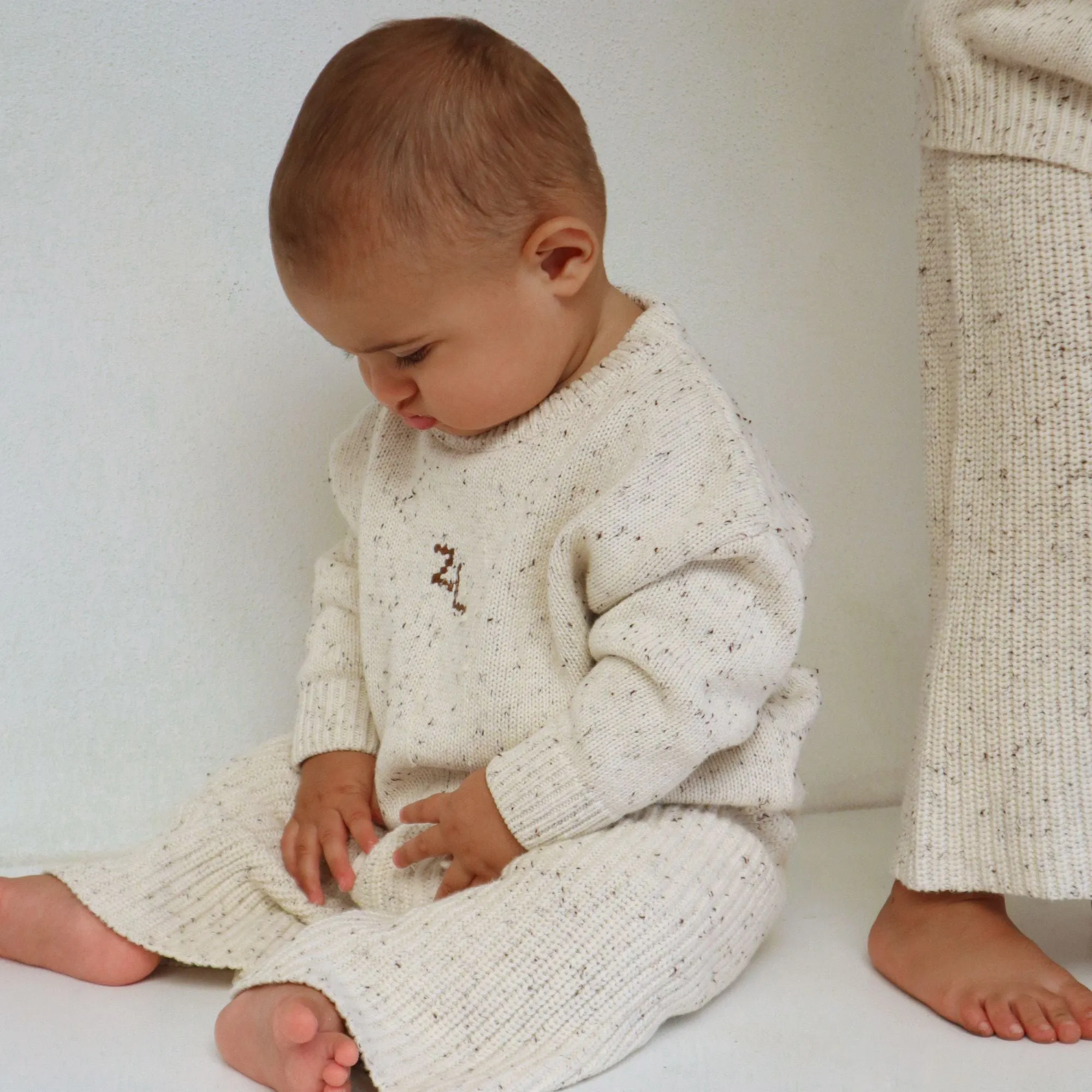 KNIT JUMPER (KIDS) | COCOA FLECK