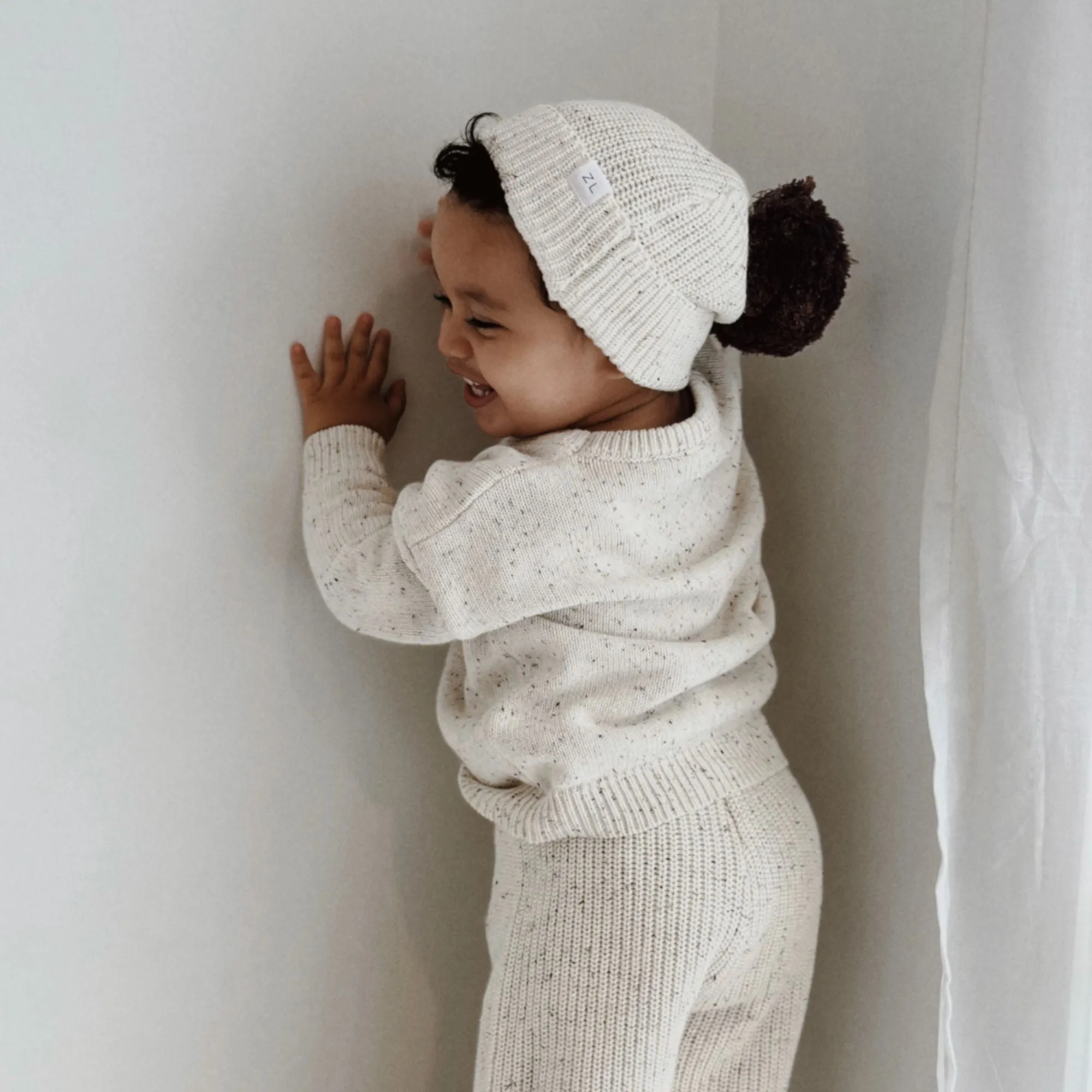 KNIT JUMPER (KIDS) | COCOA FLECK