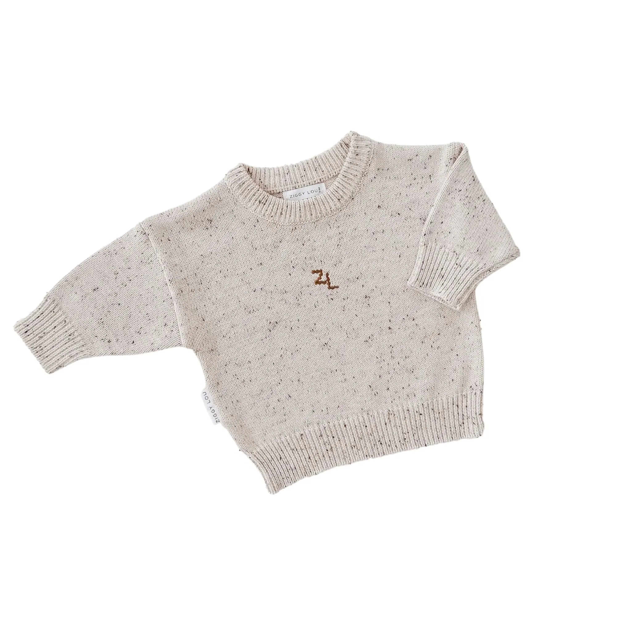 KNIT JUMPER (KIDS) | COCOA FLECK