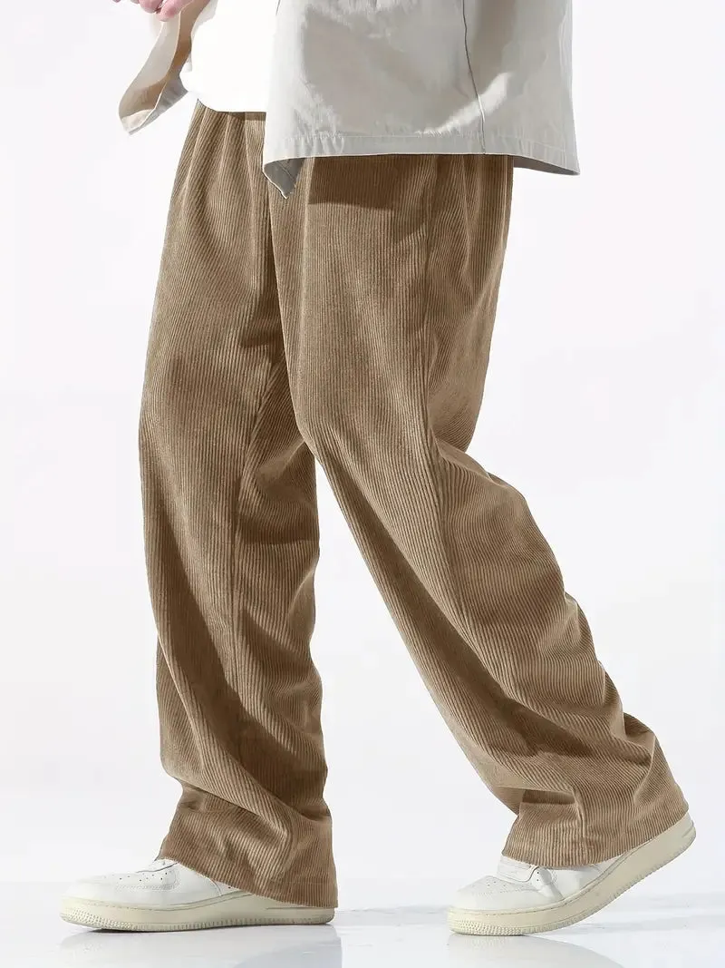 Korean Loose fit Corduroy Jogger Pants