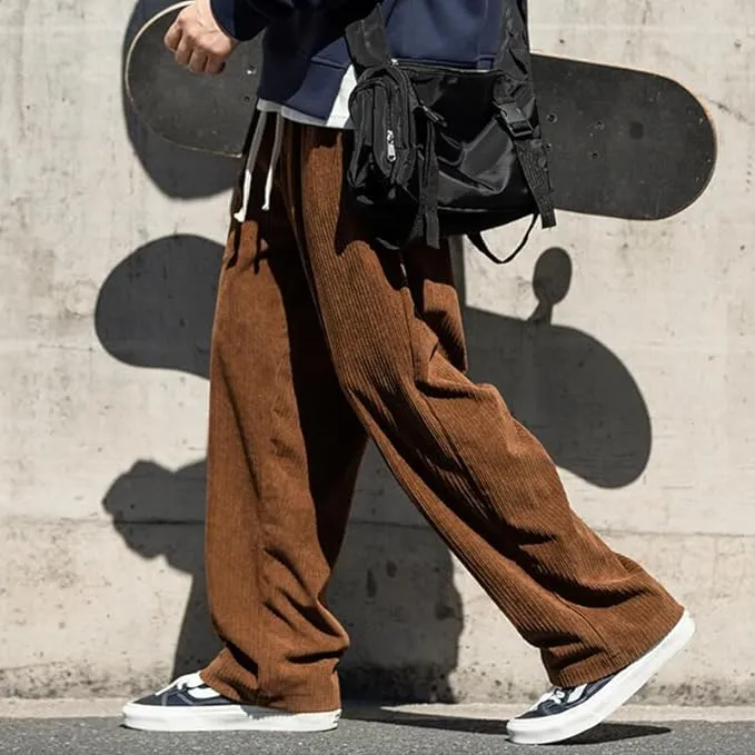 Korean Loose fit Corduroy Jogger Pants