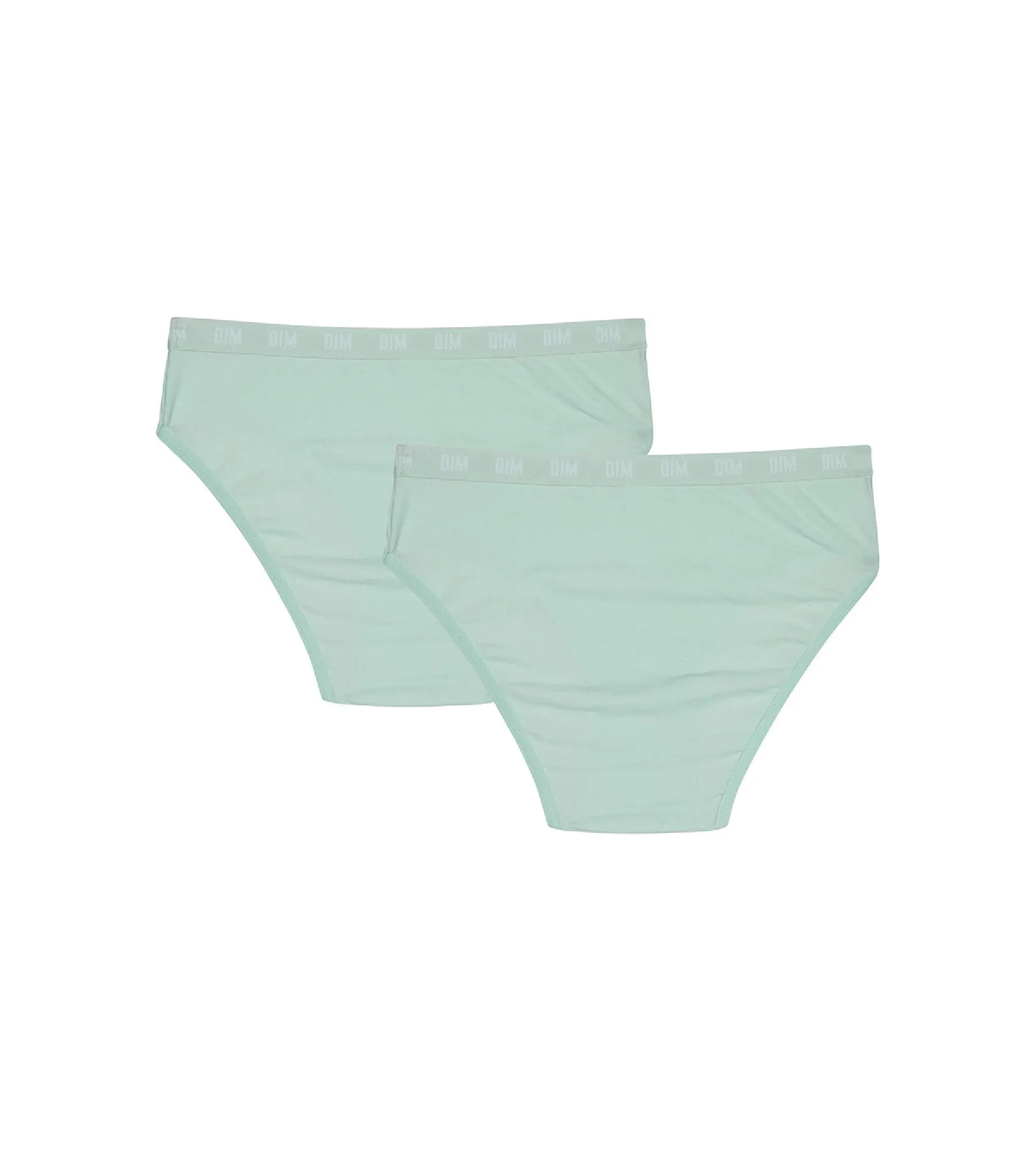 Lot de 2 culottes filles en coton bio Bleu Pastel Dim Skin Care