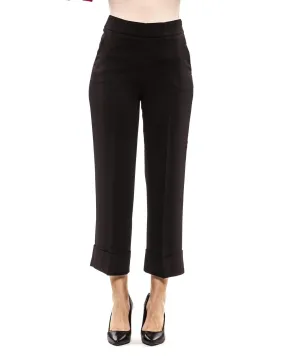 Peserico Womens Black Culottes