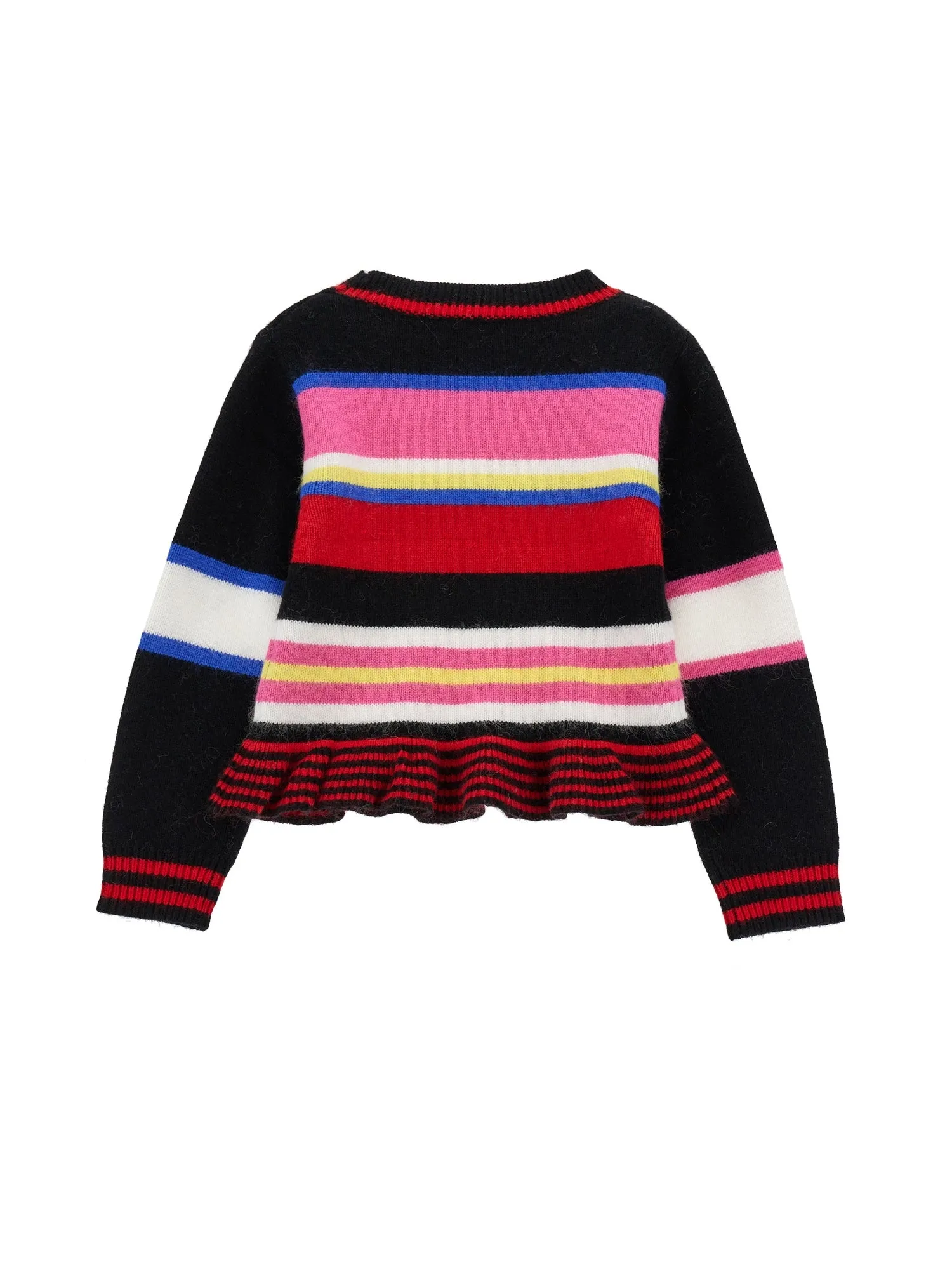 Red Stripe Knit Sweater