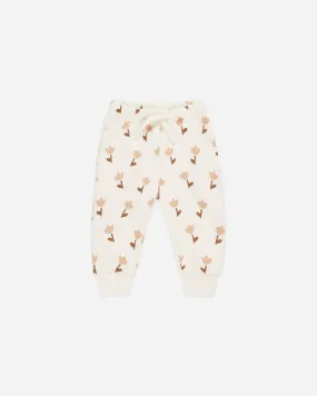 Relaxed Fleece Sweatpant || Tulips