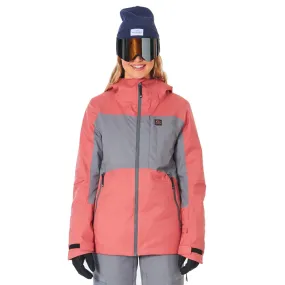 RIP CURL WOMENS FREERIDE SEARCH SNOW JACKET DUSTY CEDAR