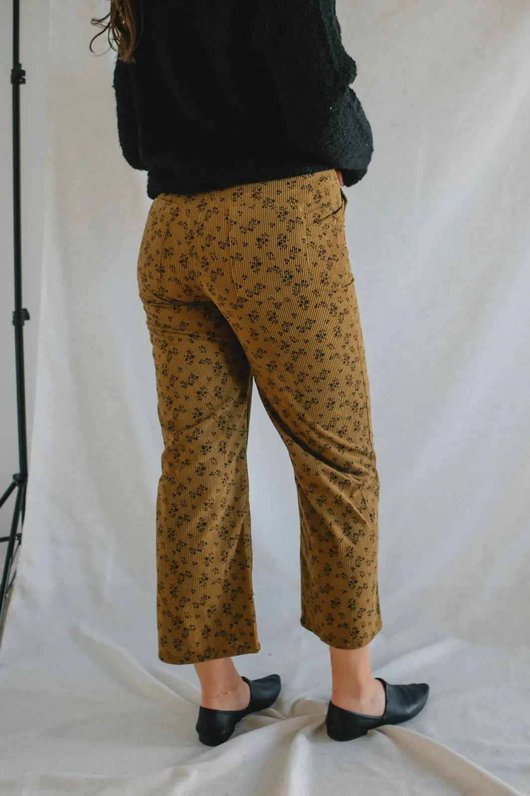 The Charley Floral Corduroy Pants