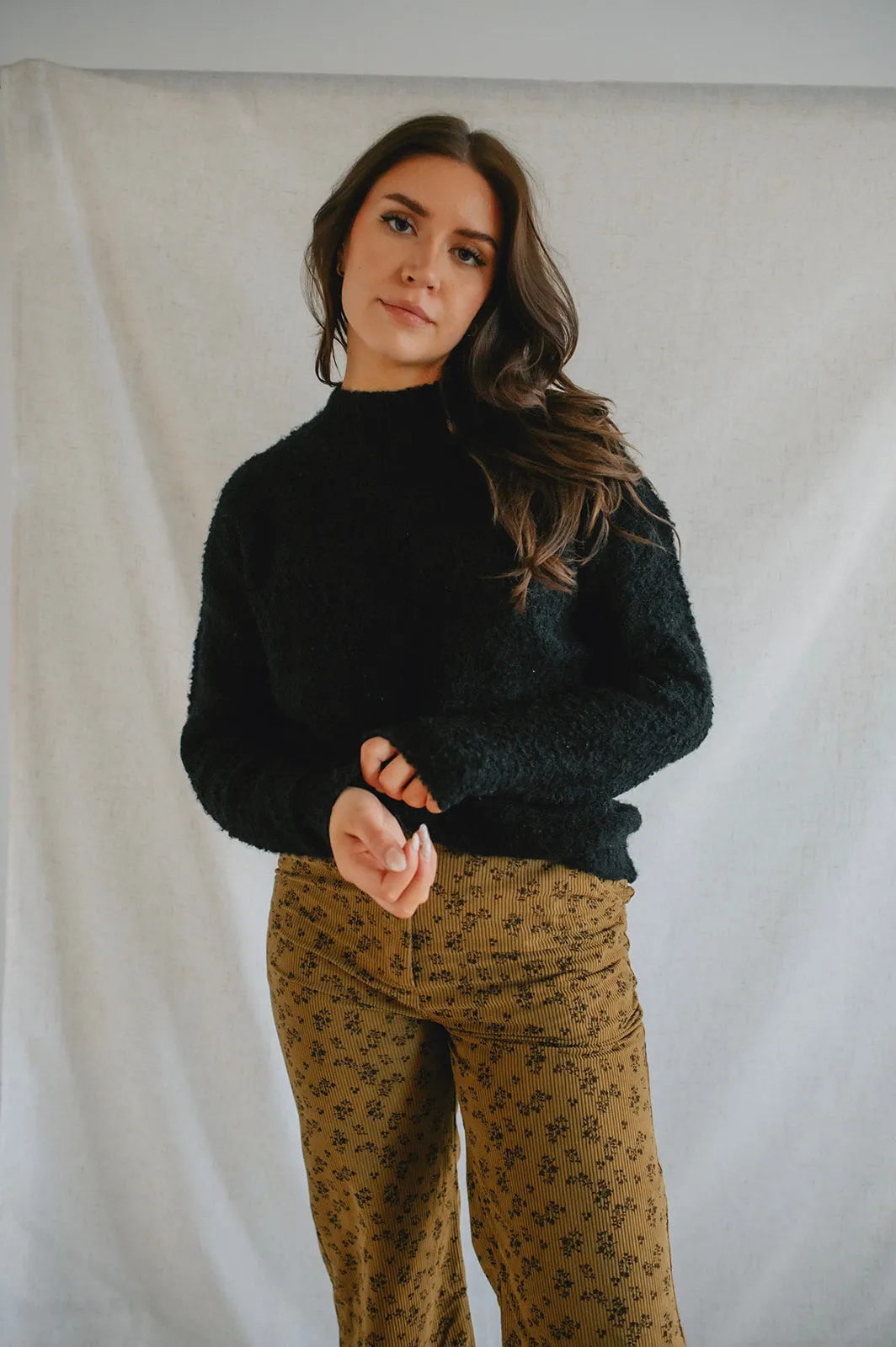 The Charley Floral Corduroy Pants