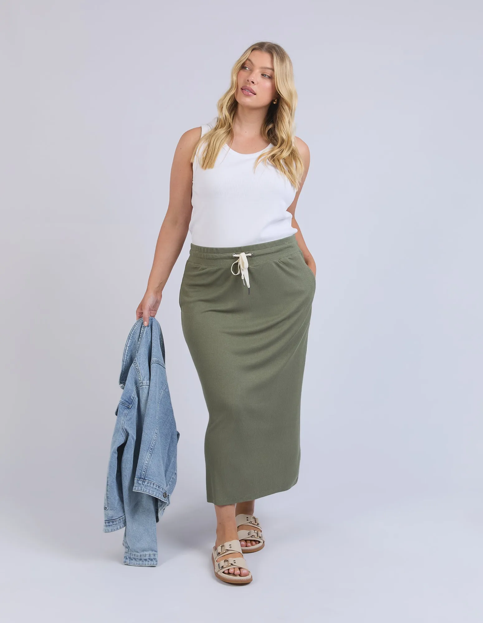 Xanthe Rib Skirt - Elm Lifestyle